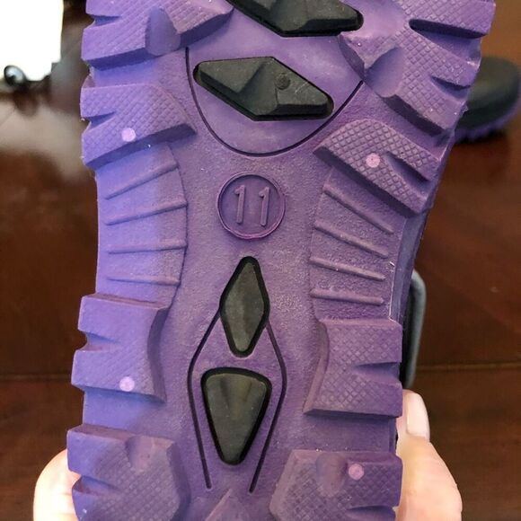 WESTERN CHIEF - NWOT - Big Kids Sz 11 “Selah” Snow Boots in Purple - Picture 5 of 16